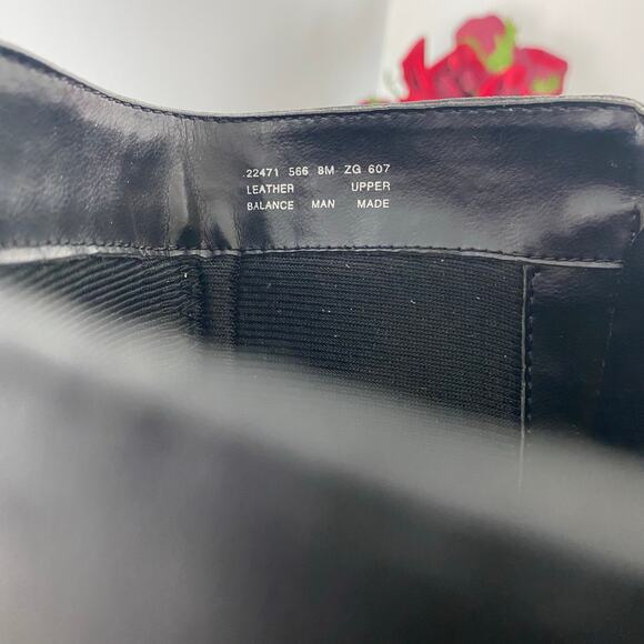 Apostrophe Women’s Black Leather Knee High Boots Size 8 Side Zip Buckle - Picture 5 of 8